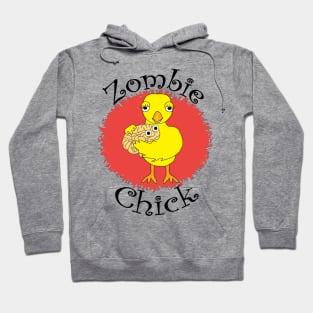 Zombie Chick Text Hoodie